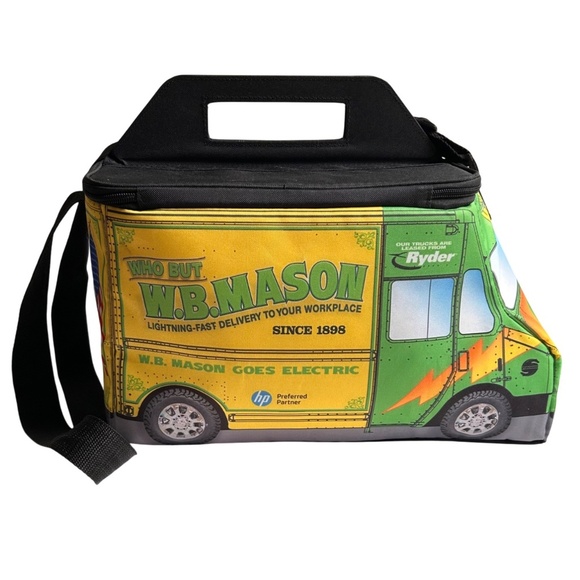 W. B. Mason Truck Shaped Insulated Cooler with Strap & Handle NWOT - Picture 1 of 12